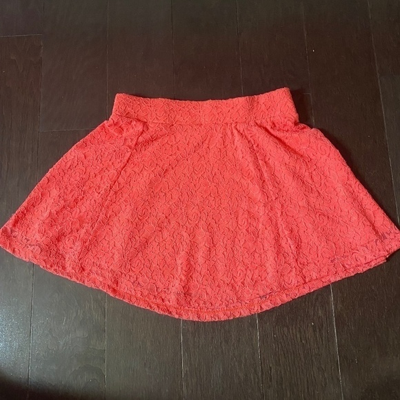 Ambiance Dresses & Skirts - 🎉Ambiance Apparel Pink Flowy Lace Skirt Women’s Size Small